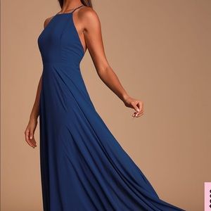 Mythical Kind of Love Navy Blue Maxi Dress